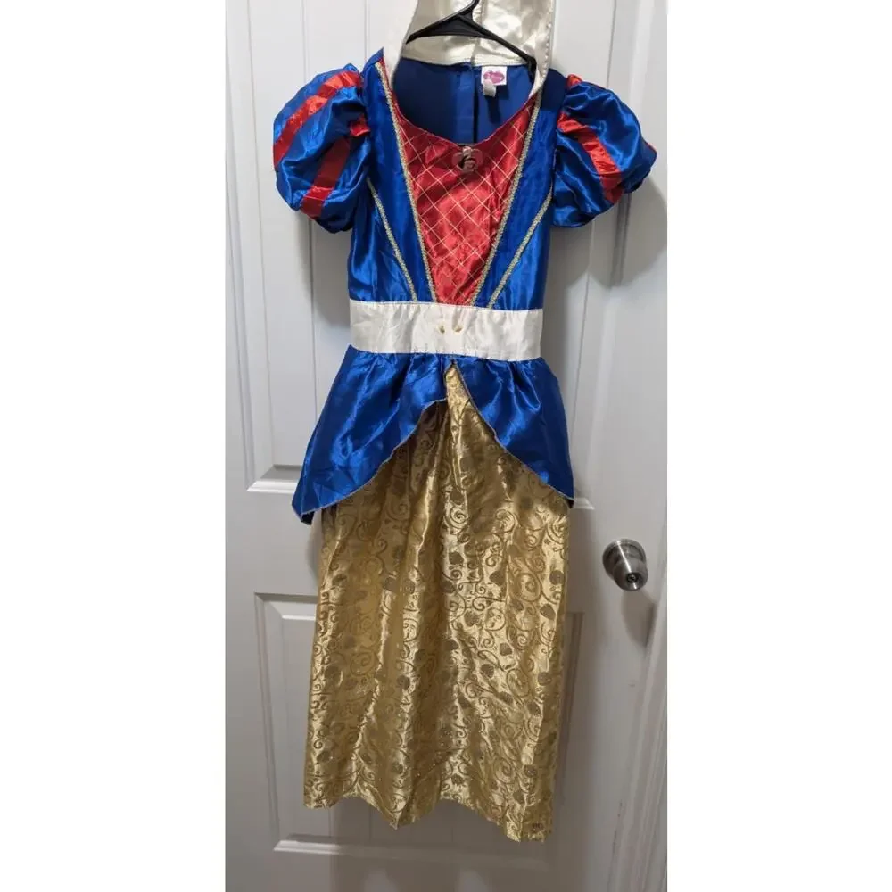 Disney Princess Snow White Dress Halloween Costume Child Girls Size M 8-10